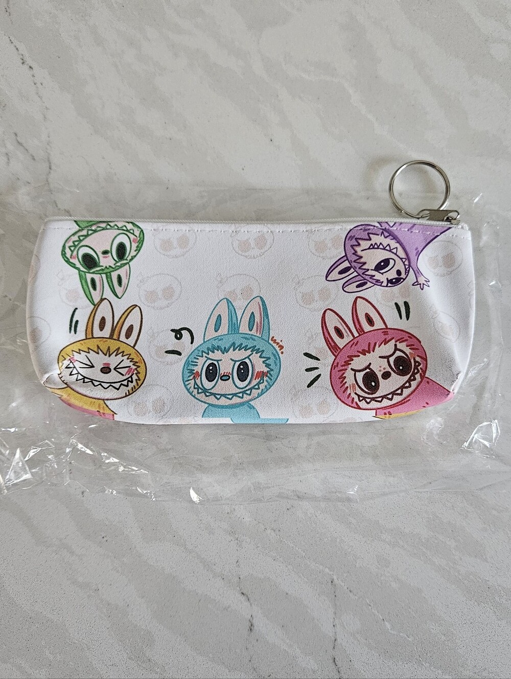 Cute Monster Character Keychain Pouch